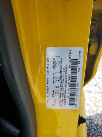 JM1BJ245221500116 - 2002 MAZDA PROTEGE PR5 黄色 照片 12