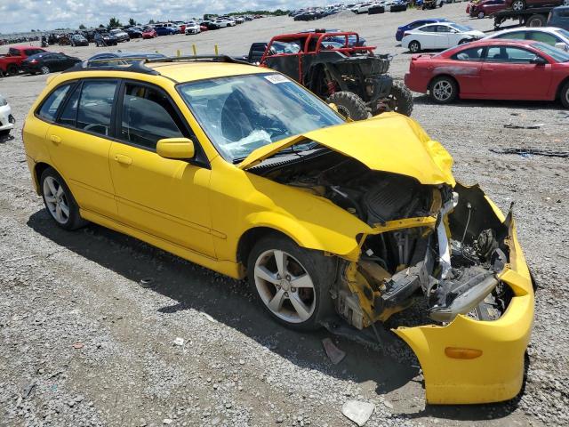 JM1BJ245221500116 - 2002 MAZDA PROTEGE PR5 黄色 照片 4