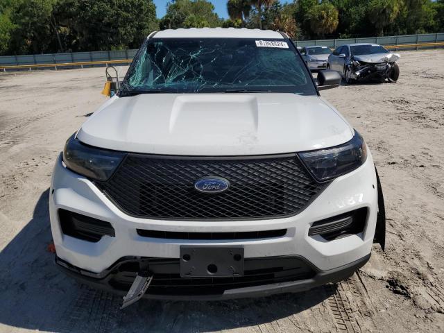 1FM5K8AB6MGC31556 - 2021 FORD EXPLORER POLICE INTERCEPTOR 白色 照片 5