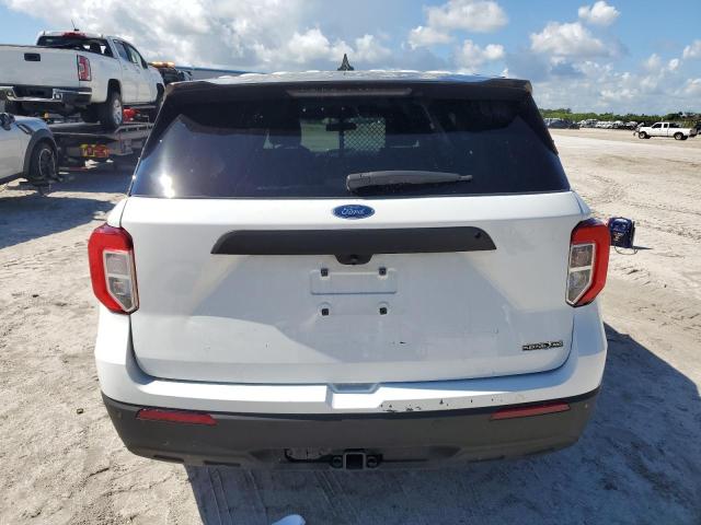 1FM5K8AB6MGC31556 - 2021 FORD EXPLORER POLICE INTERCEPTOR 白色 照片 6