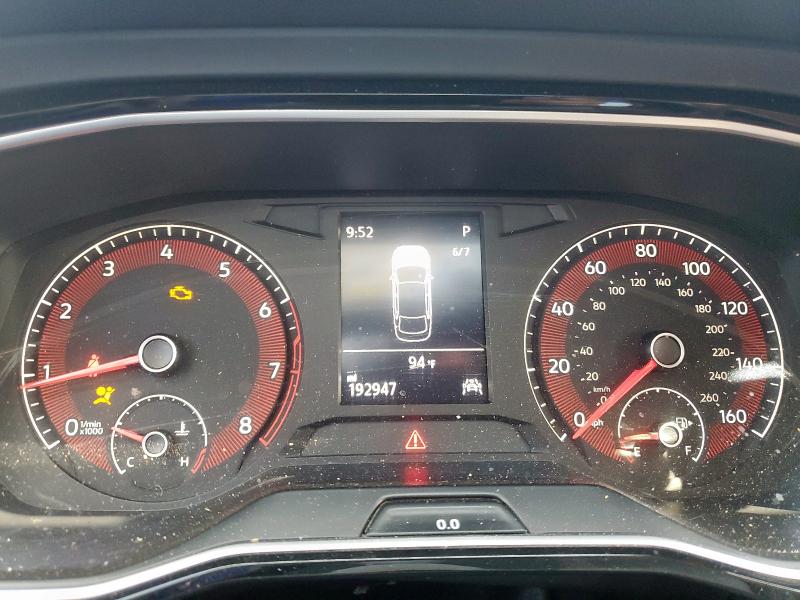 3VWC57BU0KM250035 - 2019 VOLKSWAGEN JETTA S BLACK photo 9