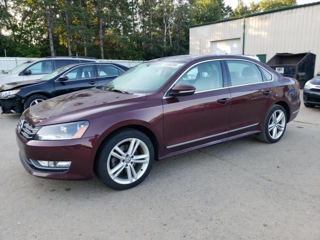 1VWCN7A37CC043976 - 2012 VOLKSWAGEN PASSAT SEL BURGUNDY photo 1