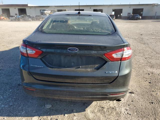 3FA6P0UU2FR142979 - 2015 FORD FUSION S HYBRID BLACK photo 6