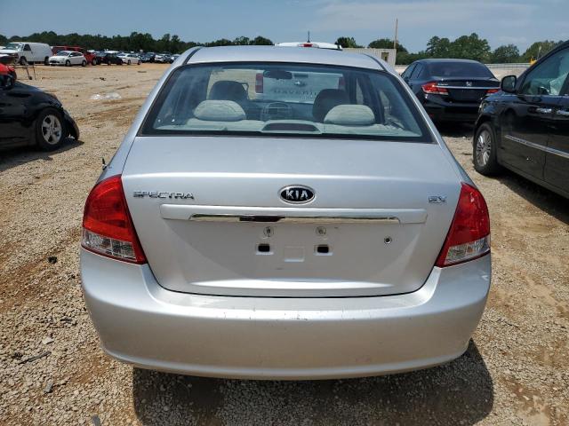 KNAFE121585550572 - 2008 KIA SPECTRA EX SILVER photo 6