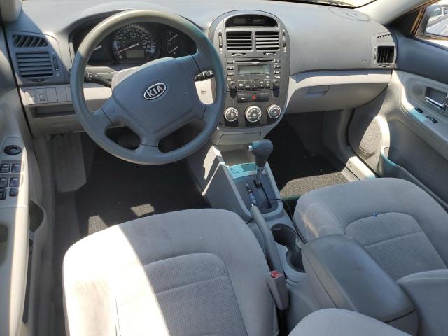 KNAFE121585550572 - 2008 KIA SPECTRA EX SILVER photo 8