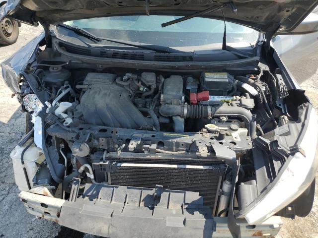 3N1CN7AP6HL803769 - 2017 NISSAN VERSA S GRAY photo 11