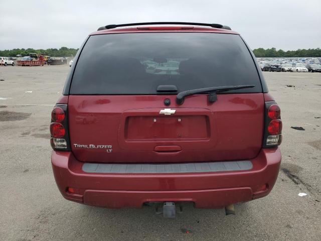 1GNDT13S982221891 - 2008 CHEVROLET TRAILBLAZE LS BURGUNDY photo 6