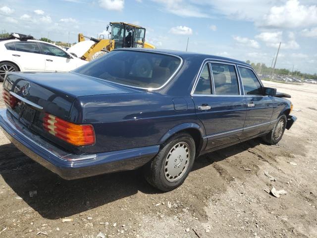 WDBCA35E2MA599238 - 1991 MERCEDES-BENZ 420 SEL BLUE photo 3