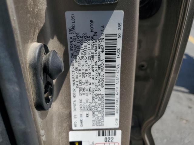 5TEJU62N36Z250569 - 2006 TOYOTA TACOMA DOUBLE CAB PRERUNNER BROWN photo 12