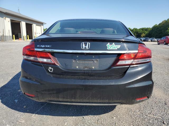 19XFB2F57DE255793 - 2013 HONDA CIVIC LX BLACK photo 6