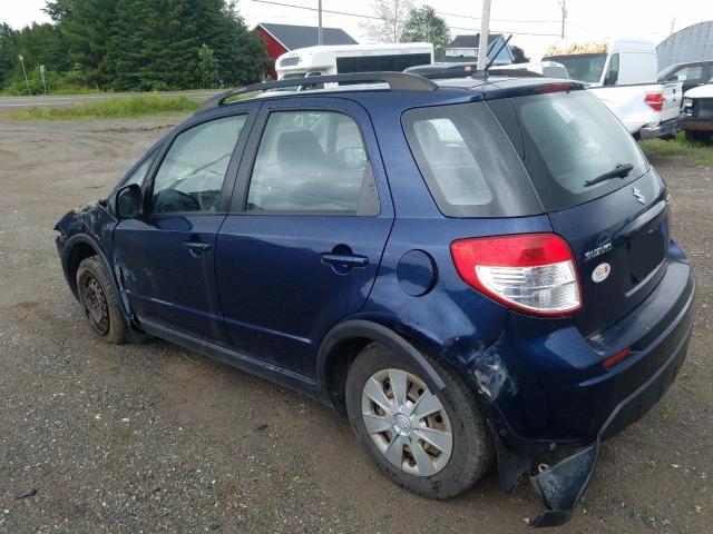 JS2YA5A26A6300207 - 2010 SUZUKI SX4 JX BLUE photo 2