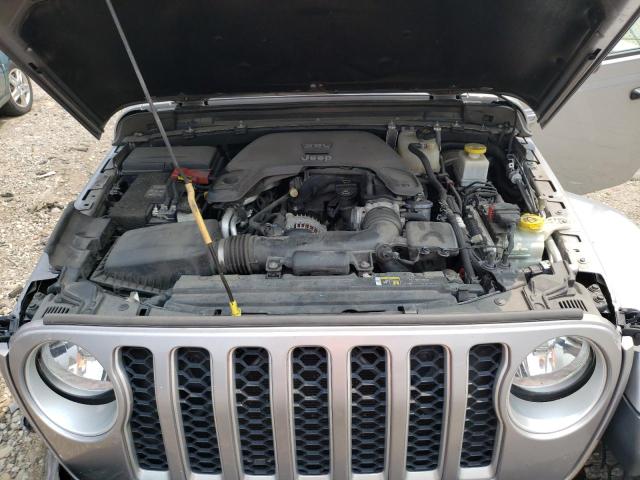 1C6HJTFG5LL123793 - 2020 JEEP GLADIATOR OVERLAND SILVER photo 11