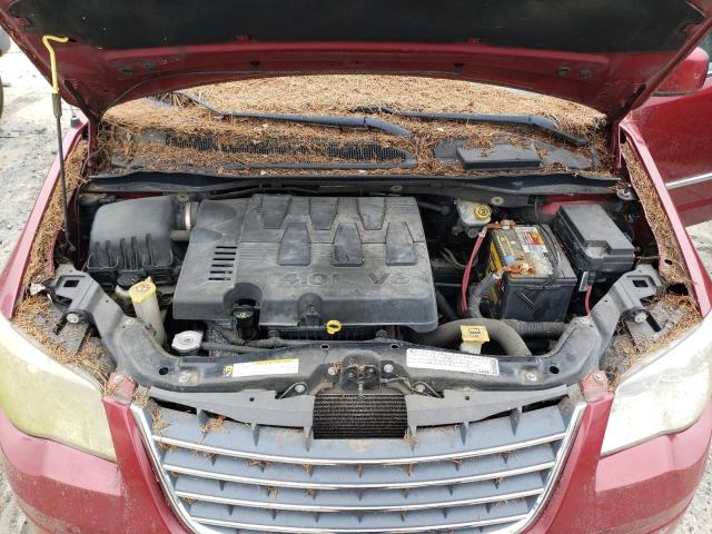 2A4RR5DX2AR359790 - 2010 CHRYSLER TOWN & COU TOURING Qırmızı foto 12