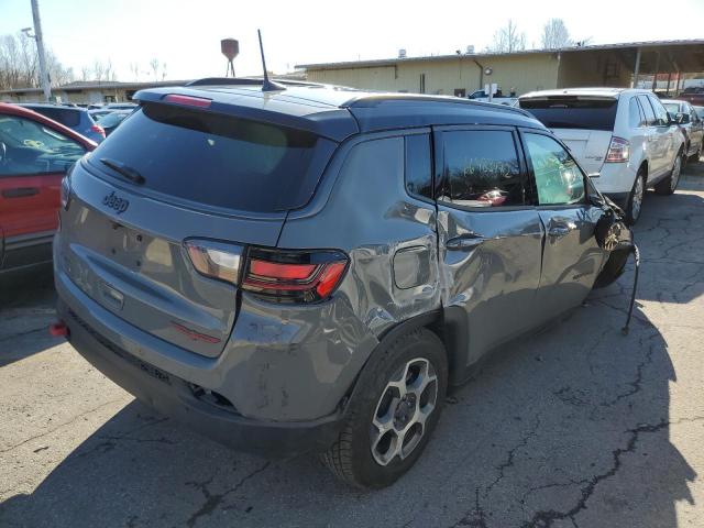 3C4NJDDB2NT114209 - 2022 JEEP COMPASS TRAILHAWK GRAY photo 4