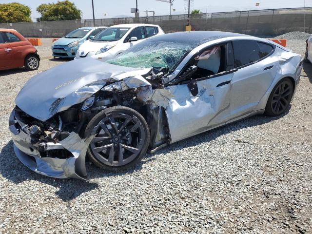 5YJSA1E57SF550669 - 2025 TESLA MODEL S Gümüş foto 1