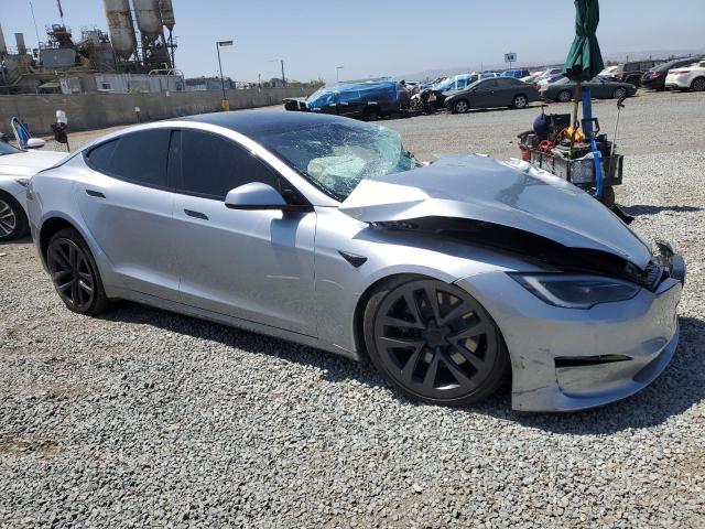 5YJSA1E57SF550669 - 2025 TESLA MODEL S Gümüş foto 4