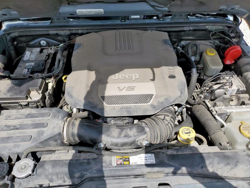 1C4HJWEG0FL528010 - 2015 JEEP WRANGLER U SAHARA GRAY photo 12