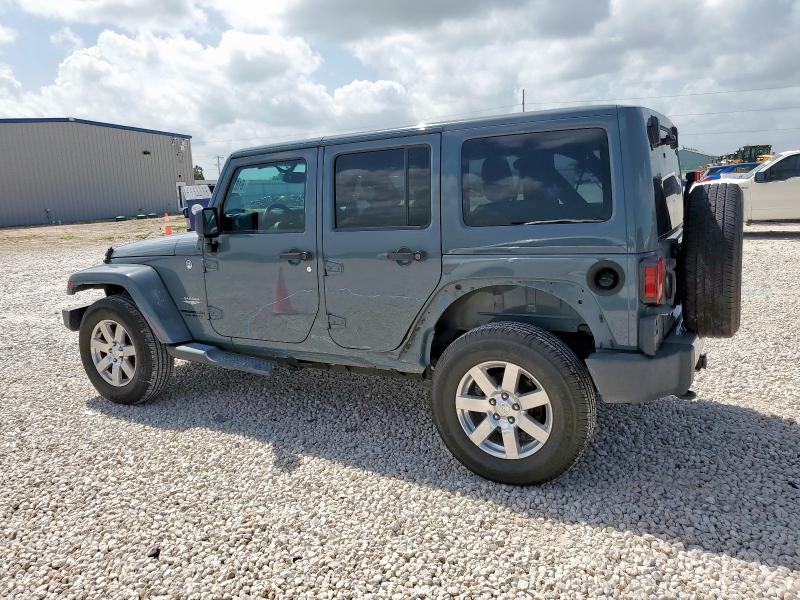 1C4HJWEG0FL528010 - 2015 JEEP WRANGLER U SAHARA GRAY photo 2