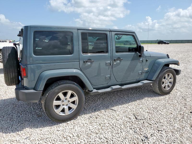 1C4HJWEG0FL528010 - 2015 JEEP WRANGLER U SAHARA GRAY photo 3
