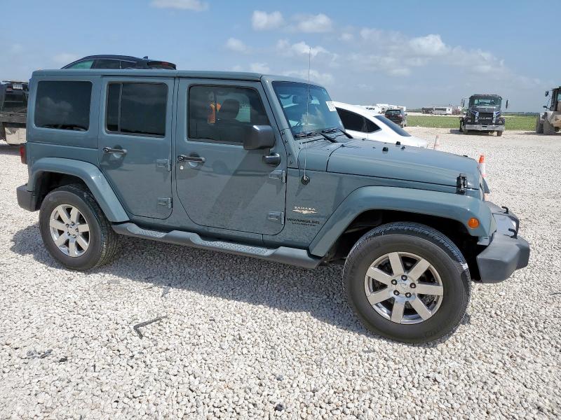 1C4HJWEG0FL528010 - 2015 JEEP WRANGLER U SAHARA GRAY photo 4