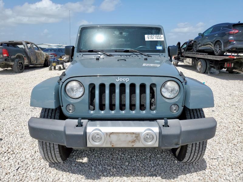 1C4HJWEG0FL528010 - 2015 JEEP WRANGLER U SAHARA GRAY photo 5