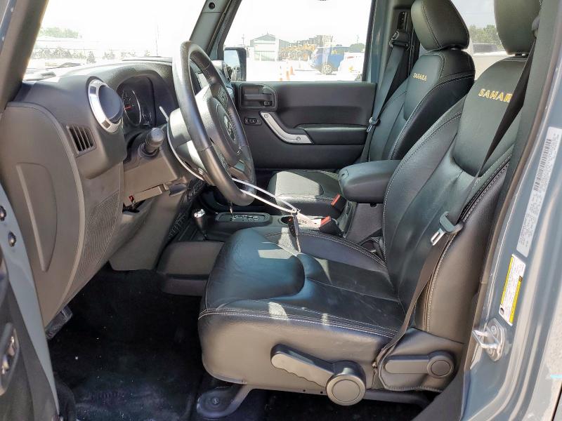 1C4HJWEG0FL528010 - 2015 JEEP WRANGLER U SAHARA GRAY photo 7