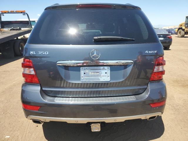 4JGBB8GBXAA622928 - 2010 MERCEDES-BENZ ML 350 4MATIC CHARCOAL photo 6