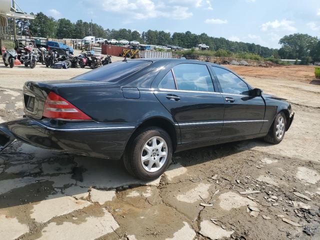 WDBNG75JX2A278329 - 2002 MERCEDES-BENZ S 500 BLACK photo 3