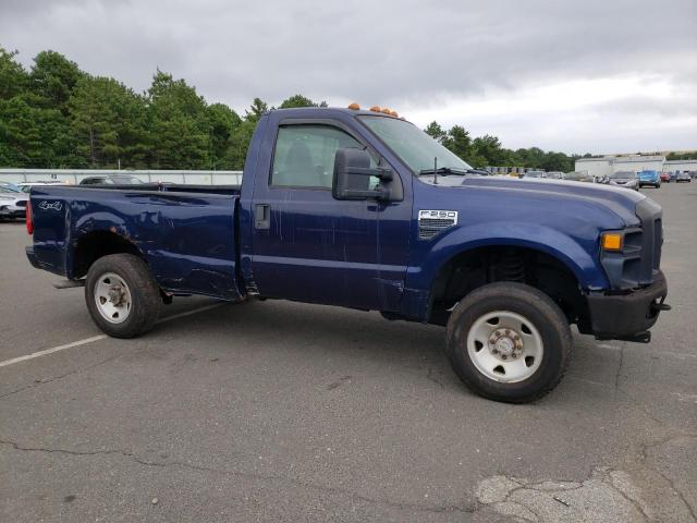 1FTNF21539EA01931 - 2009 FORD F-250 SUPER DUTY BLUE photo 4