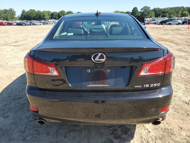 JTHCF5C23B5048490 - 2011 LEXUS IS 250 BLACK photo 6