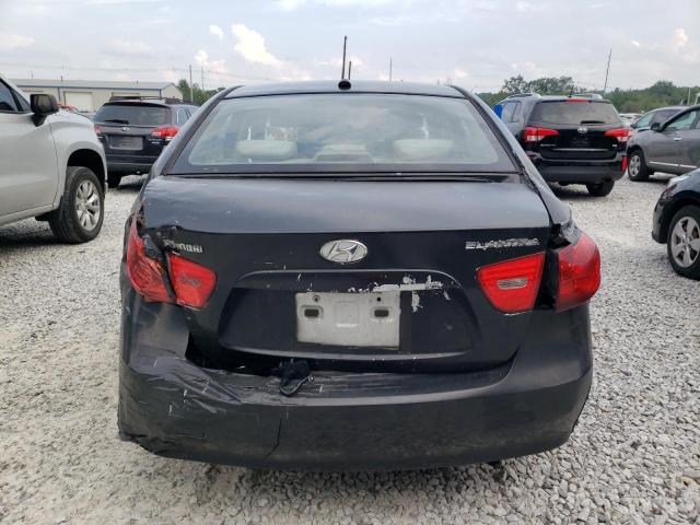 KMHDU46DX8U352090 - 2008 HYUNDAI ELANTRA GLS BLACK photo 6