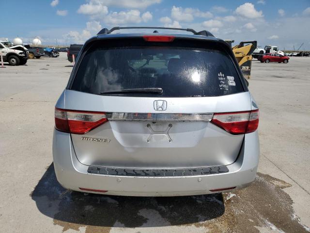 5FNRL5H62BB069491 - 2011 HONDA ODYSSEY EXL SILVER photo 6