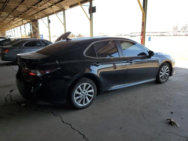 4T1C11AK9NU014720 - 2022 TOYOTA CAMRY LE Schwarz Foto 3