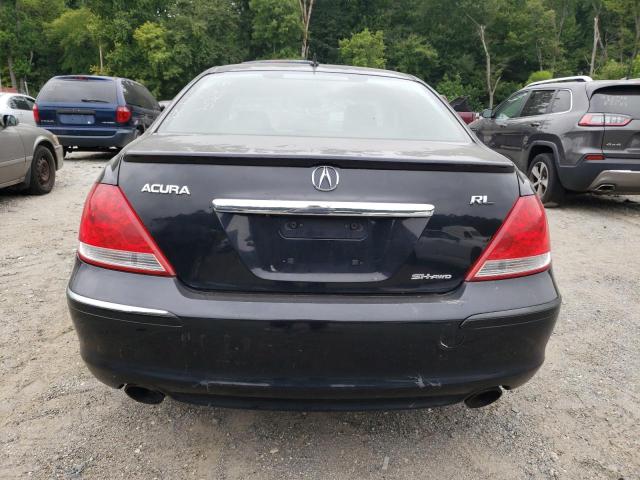 JH4KB16585C004460 - 2005 ACURA RL BLACK photo 6