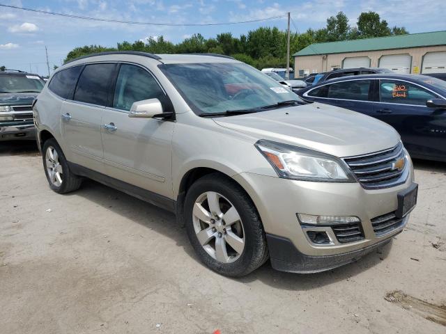 1GNKRJKD6EJ305015 - 2014 CHEVROLET TRAVERSE LTZ BEIGE photo 4