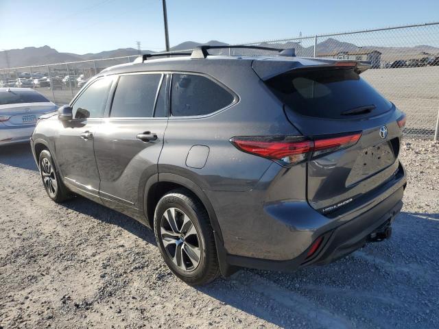 5TDHZRBH8NS171874 - 2022 TOYOTA HIGHLANDER XLE Մոխրագույն լուսանկար 2