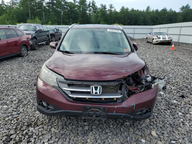 5J6RM4H74CL047940 - 2012 HONDA CR-V EXL RED photo 5