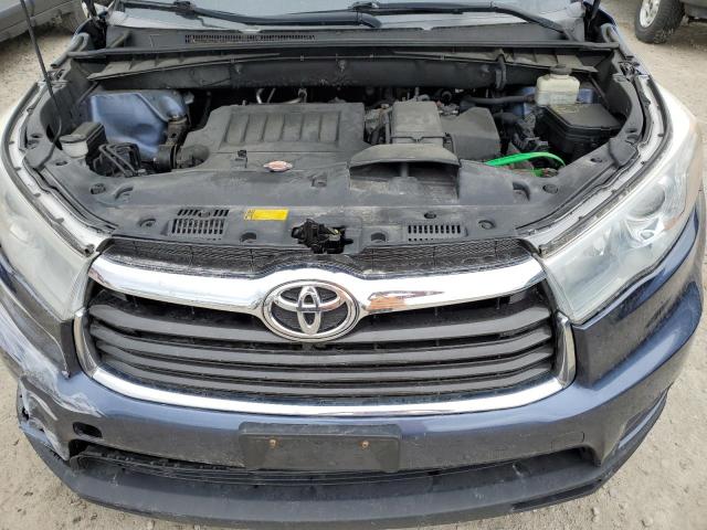 5TDJKRFH2GS245969 - 2016 TOYOTA HIGHLANDER XLE Mavi foto 12