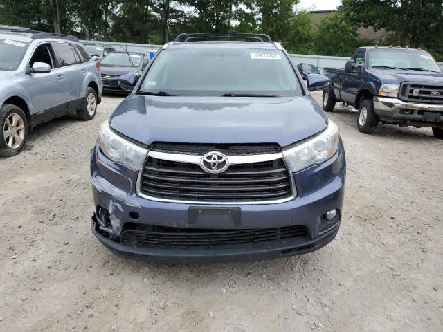 5TDJKRFH2GS245969 - 2016 TOYOTA HIGHLANDER XLE Mavi foto 5