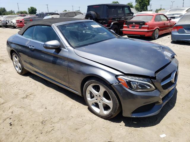 WDDWK4KB3HF435488 - 2017 MERCEDES-BENZ C 300 4MATIC GRAY photo 4