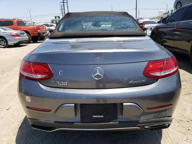 WDDWK4KB3HF435488 - 2017 MERCEDES-BENZ C 300 4MATIC GRAY photo 6