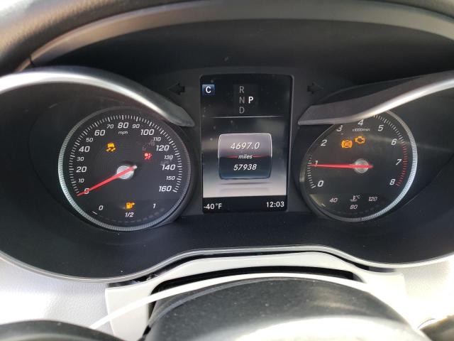 WDDWK4KB3HF435488 - 2017 MERCEDES-BENZ C 300 4MATIC GRAY photo 9