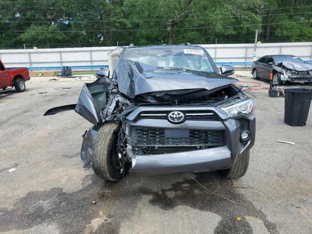 JTEFU5JR8M5242595 - 2021 TOYOTA 4RUNNER SR5 GRAY photo 5