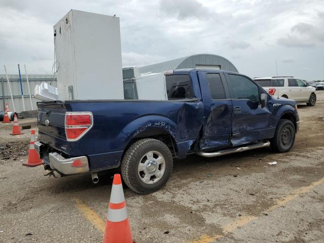 1FTEX1CM4BFC90796 - 2011 FORD F150 SUPER CAB BLUE photo 3