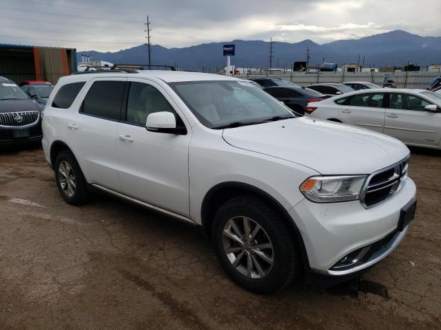 1C4RDJDGXEC449927 - 2014 DODGE DURANGO LIMITED WHITE photo 4