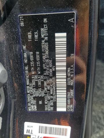 5TDGZRAH4MS080595 - 2021 TOYOTA HIGHLANDER XLE BROWN photo 13