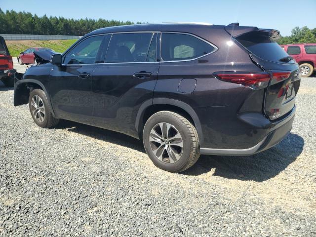 5TDGZRAH4MS080595 - 2021 TOYOTA HIGHLANDER XLE BROWN photo 2