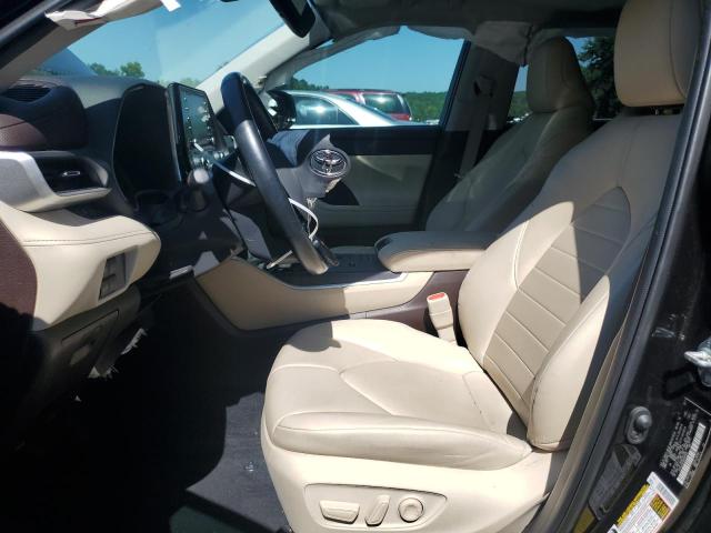 5TDGZRAH4MS080595 - 2021 TOYOTA HIGHLANDER XLE BROWN photo 7