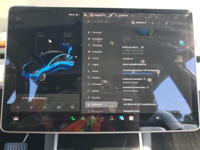 5YJ3E1EB7JF184712 - 2018 TESLA MODEL 3 Սև լուսանկար 9