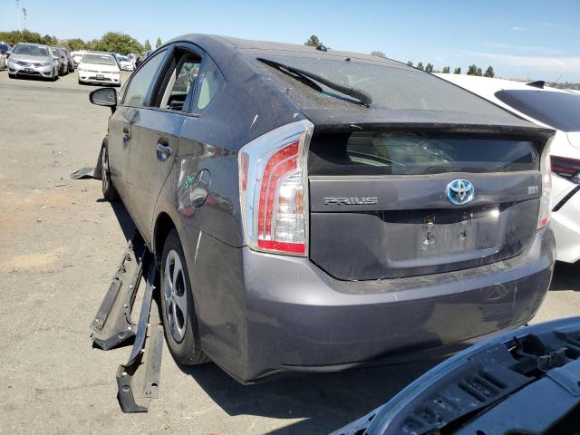 JTDKN3DU8D1650736 - 2013 TOYOTA PRIUS CHARCOAL photo 6